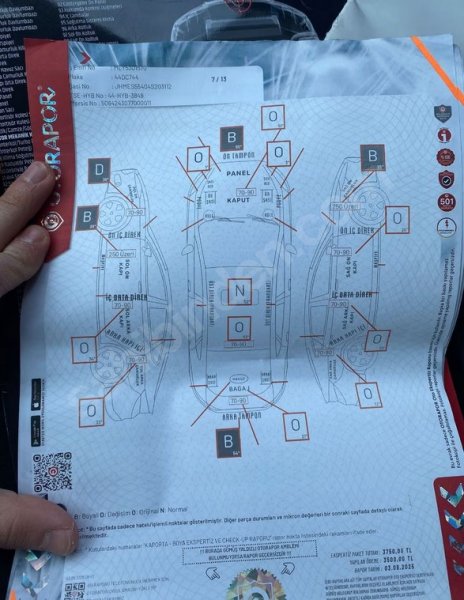 *_TRDE TEK EMSALSİZ 84.000 KMDE HATASIZ JAPON MONTAJ VTEC 2_*
