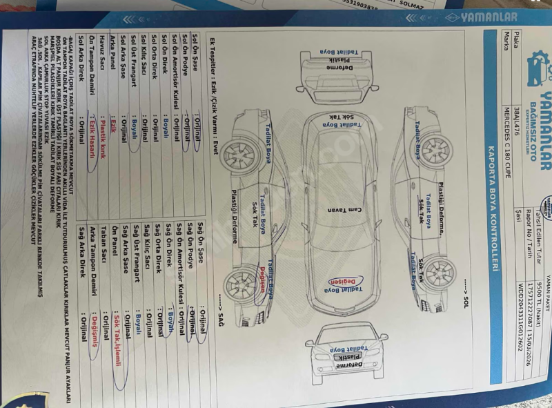 SAHİBİNDEN BAKIMLI 2012 COUPE 7G-TRONİK AMG açıklamayı okuyun