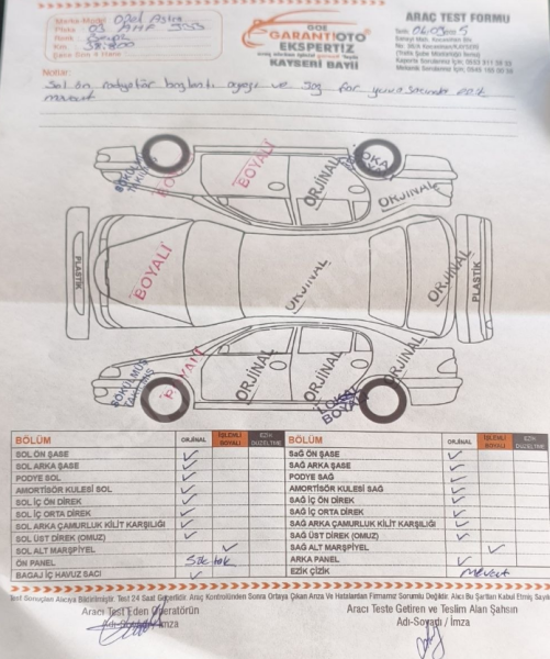 40 binde DEGİSENSİZ. EKPERTİZ RESİMDE. AGİR HASAR KAYİTLİ.