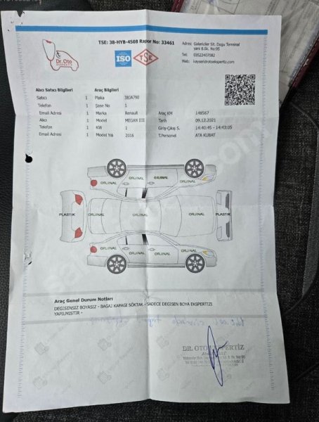 ÇOK TEMİZ BOYASIZ BAKIMLI K.K. TAKSİT